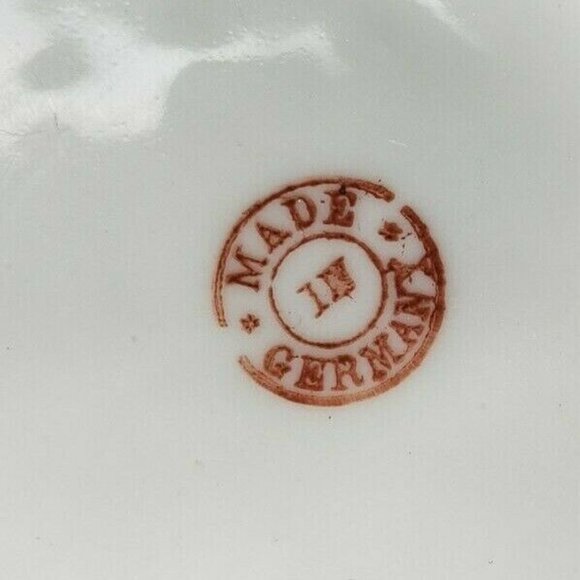 Vintage Pink White Courting Madame Pitcher Set Made In Germany - Picture 2 of 10